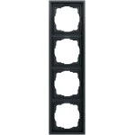 Gira 021483 Abdeckrahmen 4f F300 Anthrazit lackiert 