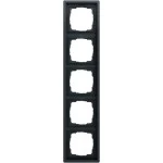 Gira 0215173 Abdeckrahmen 5f F100 Anthrazit lackiert 