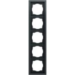 Gira 021573 Abdeckrahmen 5f F200 Anthrazit lackiert 