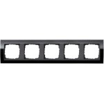 GIRA 0215738 Abdeckrahmen 5f Zwischenr. AN Gira Event Klar Schwarz 