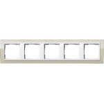 GIRA 0215773 Abdeckrahmen 5f Zwischenr. RW Gira Event Klar Sand 