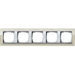 GIRA 0215776 Abdeckrahmen 5f Zwischenr. F Alu Gira Event Klar Sand 