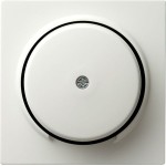 **Gira 027440 Abdeckung für Schnurableitung und Fernmeldeverbinderdose Reinweiß 