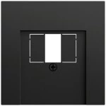 Gira 027674 Abdeckung für TAE und USB in Schwarz matt lackiert passend für System 70 Programmübergreifend (Zubehör) 
