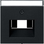 GIRA 0284005 Abd. BSF UAE/IAE + Netzwerk System 55 Schwarz m 