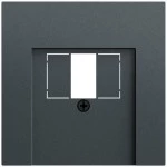 Gira 037673 Abdeckung für USB-Spannungsversorgung PD in Anthrazit lackiert passend für System 70 Gira F100 (Zubehör) 