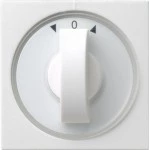 GIRA 066603 Abd. Knebel Zeitsch. + Jalousie System 55 Reinweiß 