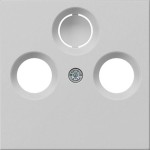 GIRA 0869015 Abd. Koaxial-Antennensteckd. System 55 Grau m 