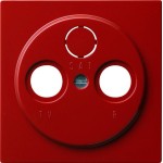 Gira 086943 Abdeckung für Koaxial-Antennendose Rot 