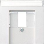 GIRA 087603 Abd. BSF TAE USB System 55 Reinweiß 
