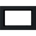 GIRA 100109 Abdeckrahmen 1,5f Gira E2 Schwarz m 