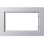 GIRA 100125 Abdeckrahmen 1,5f Gira E2 F Alu 