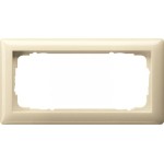 GIRA 100201 Abdeckrahmen 2f o.M. Gira Standard 55 Cremeweiß 