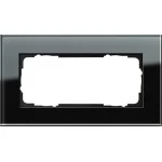 GIRA 100205 Abdeckrahmen 2f o.M. Gira Esprit G Schwarz 