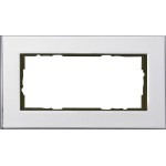 Gira 100210 Abdeckrahmen 2f o.M. Gira Esprit Chrom 