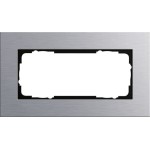 GIRA 100217 Abdeckrahmen 2f o.M. Gira Esprit Aluminium 