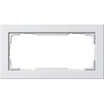 GIRA 100229 Abdeckrahmen 2f o.M. Gira E2 Reinweiß 