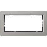 GIRA 100233 Abdeckrahmen 2f o.M. Gira E2 Edelstahl 