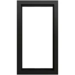 Gira 100274 Abdeckrahmen 2f o.M. F200 Schwarz matt lackiert 