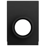 Gira 1059005 Adapter für Rohrleitungseinführung M20 in Schwarz matt lackiert passend für System 55 (Zubehör) 