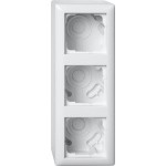 GIRA 106303 AP-Gehäuse 3f + Rahmen Gira Standard 55 Reinweiß 