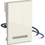 Gira 106701 Beleuchtungselement mit weiß leuchtenden LEDs für indirekte Orientierungsbeleuchtung ohne Blendung Cremeweiß 