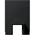 Gira 1069005 Adapter zur Leitungseinführung für 15 x 15 mm Kanal in Schwarz matt, passend für System 55 