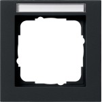 GIRA 109109 Abdeckrahmen 1f BSF Gira E2 Schwarz m 