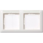 GIRA 109203 Abdeckrahmen 2f waager. BSF Gira Standard 55 Reinweiß 