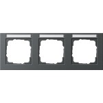GIRA 109323 Abdeckrahmen 3f waager. BSF Gira E2 Anthrazit 