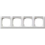 GIRA 109403 Abdeckrahmen 4f waager. BSF Gira Standard 55 Reinweiß 
