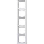 GIRA 111529 Abdeckrahmen 5f senkr. BSF Gira E2 Reinweiß 