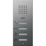 GIRA 1250600 Wohnungsstation AP System 55 Edelstahl 