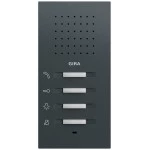 Gira 125073 Vormontierte Wohnungsstation Aufputz mit Freisprechfunktion, Ruftonmelodieauswahl 