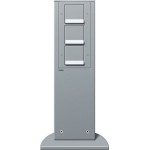 GIRA 134126 E-Säule 3x SCHUKO SP 491 mm Gira Energiesäule F Alu 