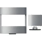 Gira 147126 Abdeckung mit Aufsteckblende passend für Bewegungsmelderaufsatz 1,10 m Komfort in Aluminiumfarbe, Serie 