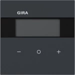 Gira 200473 Raumklimasensor Standard für KNX mit integriertem Busankoppler und segmentbasiertem Display 