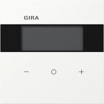Gira 200572 Raumklimasensor Komfort für KNX mit integriertem Busankoppler, segmentbasiertem Display 