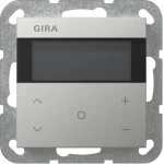 Gira 2006600 Raumklimasensor HLK Standard für KNX mit integriertem Busankoppler, segmentbasiertem Display 