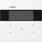 Gira 200670 Raumklimasensor HLK Standard mit integriertem Busankoppler für KNX, System 70 Programmübergreifend Reinweiß 