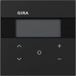 Gira 200674 Raumklimasensor HLK Standard mit integriertem Busankoppler, segmentbasiertem Display und Temperaturfühler 