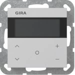 Gira 2007015 Raumklimasensor mit integriertem Busankoppler, segmentbasiertem Display und Temperatur- sowie Feuchtefühler 