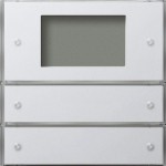GIRA 2042112 Tastsens.3 Plus 2f KNX Flächenschalter Reinweiß 