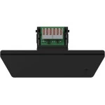 Gira 209205 Temperaturfühlermodul mit Feuchtigkeitsmessung für Gira G1 der 2. Generation Schwarz 