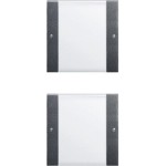 GIRA 213228 Wippenset 2f (1+1) BSF System 55 Klar/Anthrazit 