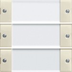 GIRA 213301 Wippenset 3f BSF System 55 Klar/Cremeweiß 