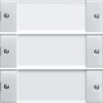 GIRA 213303 Wippenset 3f BSF System 55 Klar/Reinweiß 