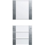 GIRA 213426 Wippenset 4f (1+3) BSF System 55 Klar/F Alu 