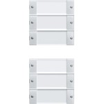 GIRA 213603 Wippenset 6f (3+3) BSF System 55 Klar/Reinweiß 