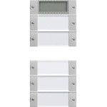 GIRA 2145015 Wippenset 5f Plus (2+3) BSF System 55 Klar/Grau m 